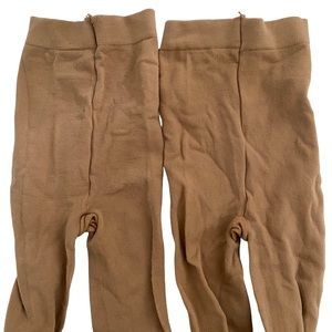 2 pair of Mondor Dance/skating tights. Girls size 12/14